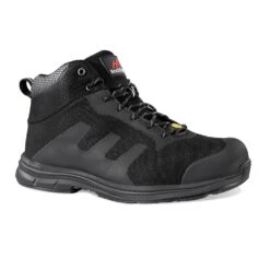 Rockfall TeslaDri Lightweight ESD Black Safety Boots Size 13