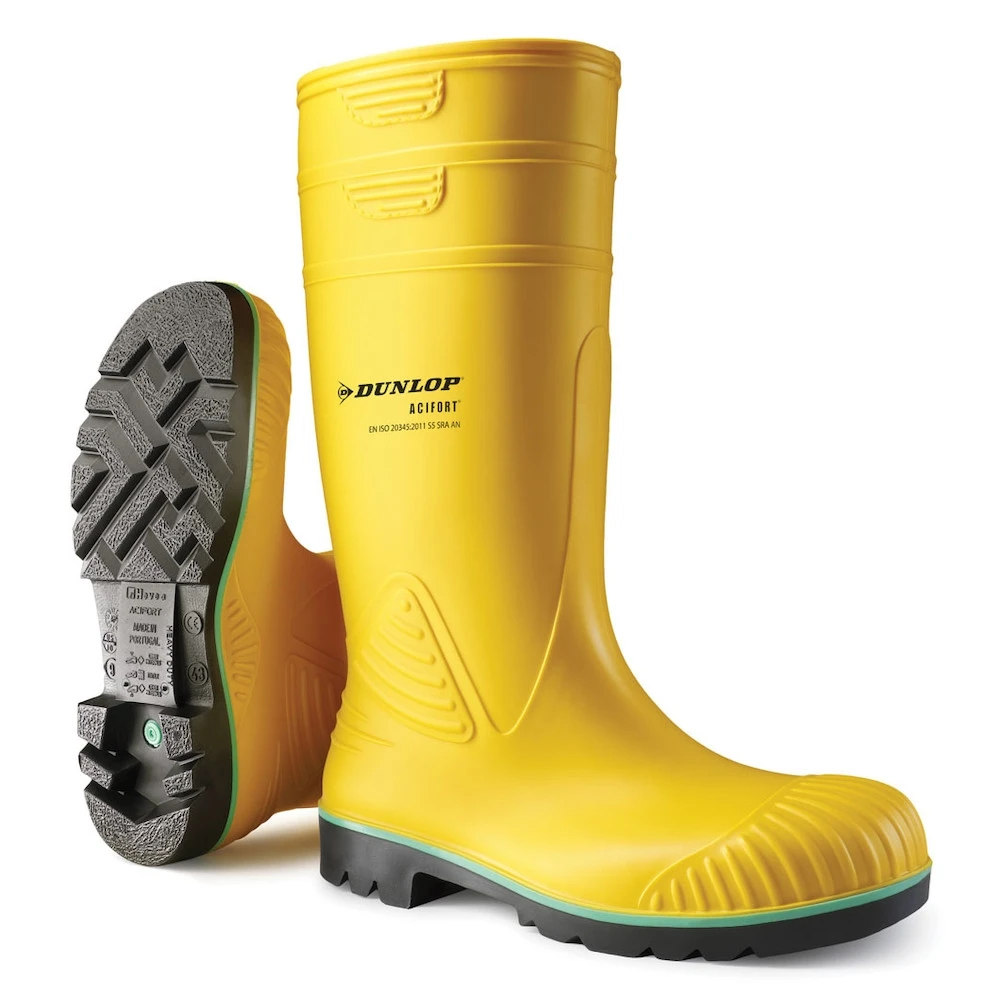 Dunlop Acrifort Heavy Duty Safety Wellington Boots S5 SRA Size 6 1 Dunlop Acrifort Heavy Duty Safety Wellington Boots S5 SRA Size 6
