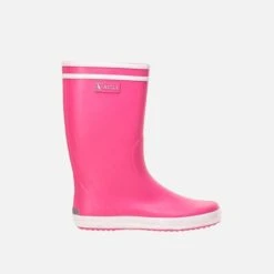 Aigle Children's Lolly Pop Wellington Boots - New Rose -ridebedford shop aigle children s lolly pop wellington boots new rose 2 1