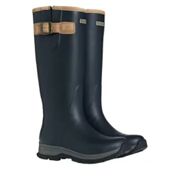 Ariat Women's Burford Wellington Boots - Navy -ridebedford shop ariat burford boots navy 1