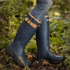 Ariat Women's Burford Wellington Boots - Navy -ridebedford shop ariat women s burford wellingtons navy