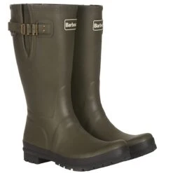 Barbour Men’s Cirrus Wellington Boots – Olive