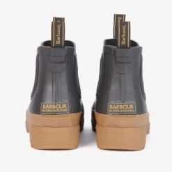 Barbour Men's Storm Wellington Boots - Brown -ridebedford shop barbour storm brown 3