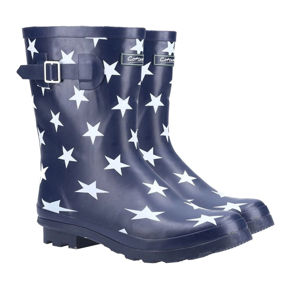 Cotswold Women's Badminton Short Wellington Boots - Star Pattern 1 Cotswold Women's Badminton Short Wellington Boots - Star Pattern
