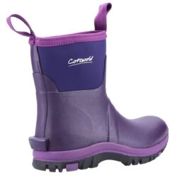 Cotswold Women's Blaze Mid Neoprene Wellington Boots - Purple -ridebedford shop cotswold blaze purple3