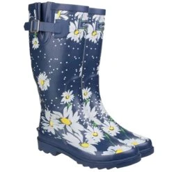 Cotswold Women's Burghley Waterproof Wellington Boots - Daisy -ridebedford shop cotswold burghley daisy 1