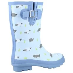 Cotswold Women's Farmyard Mid Calf Wellington Boots - Sheep -ridebedford shop cotswold farmyard mid sheep 1