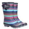 Cotswold Women's Paxfords Mid Calf Wellington Boots - Multicolour Stripe