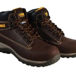 DEWALT Hammer Non Metallic Brown Nubuck Boots UK 8 Euro 42 - DEWHAMMERB8