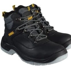 DEWALT Laser Safety Hiker Black Boots UK 12 Euro 47 - DEWLASER12