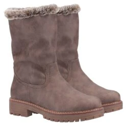 Divaz Women's Nadia Fur Lined Boots - Brown