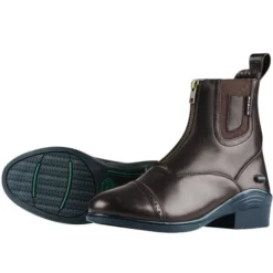 Dublin Women's Evolution Zip Paddock Boots - Brown -ridebedford shop evolution zip boot brn 1 1
