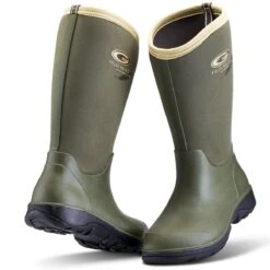 Grubs Men's Fieldline 4.0 Wellington Boots - Olive