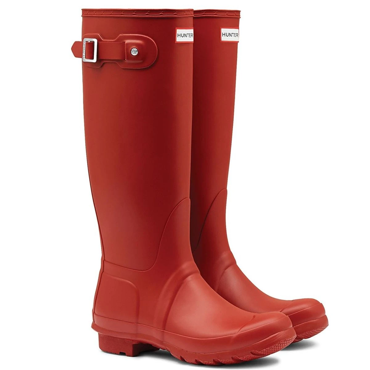 Hunter Women's Original Tall Wellington Boots - Military Red 1 Hunter Women's Original Tall Wellington Boots - Military Red