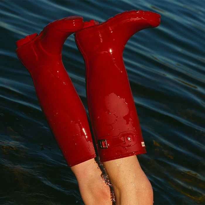 Hunter Women's Original Tall Wellington Boots - Military Red 5 Hunter Women's Original Tall Wellington Boots - Military Red - Image 5