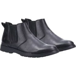 Hush Puppies Men’s Gary Chelsea Boots – Black