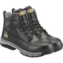 JCB Men's Workmax Safety Boots - Black 11 JCB Men's Workmax Safety Boots - Black -ridebedford shop jcb men s workmax safety boots black 1