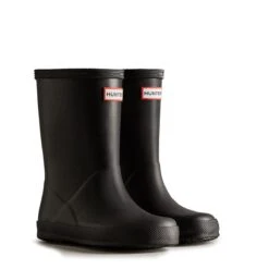 Hunter Baby Original Kids First Classic Gloss Wellington Boots - Black -ridebedford shop kids 1st classic black 1 1 1