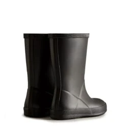 Hunter Baby Original Kids First Classic Gloss Wellington Boots - Black -ridebedford shop kids 1st classic black 3 1