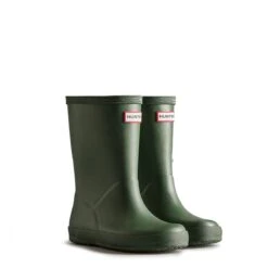 Hunter Baby Original Kids First Classic Gloss Wellington Boots - Hunter Green -ridebedford shop kids 1st classic hunter green 4