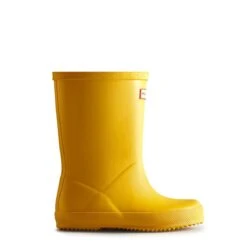 Hunter Baby Original Kids First Classic Wellington Boots - Yellow -ridebedford shop kids 1st classic yellow 1