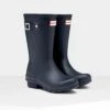 Hunter Children's Original Big Kids Wellington Boots - Navy