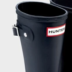 Hunter Children's Original Big Kids Wellington Boots - Navy -ridebedford shop kids original navy 3