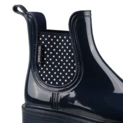Regatta Women's Harriett II Ankle Wellington Boots - Navy/White Sand -ridebedford shop lady harriett ii navy white sand 6