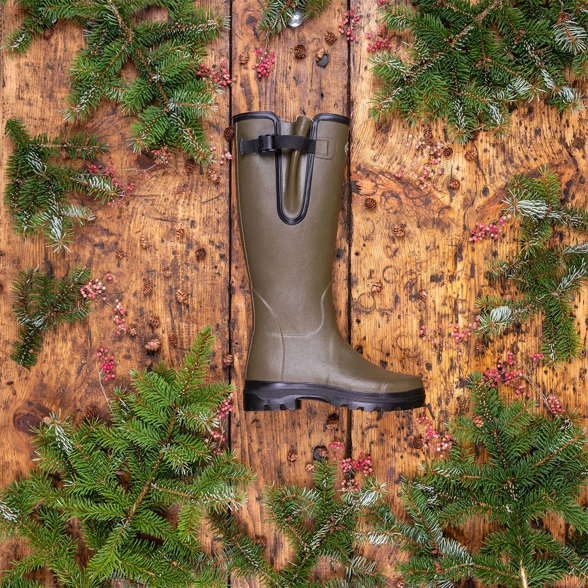 Le Chameau Men's Vierzonord Neoprene Wellington Boots - Vert Chameau 6 Le Chameau Men's Vierzonord Neoprene Wellington Boots - Vert Chameau - Image 6