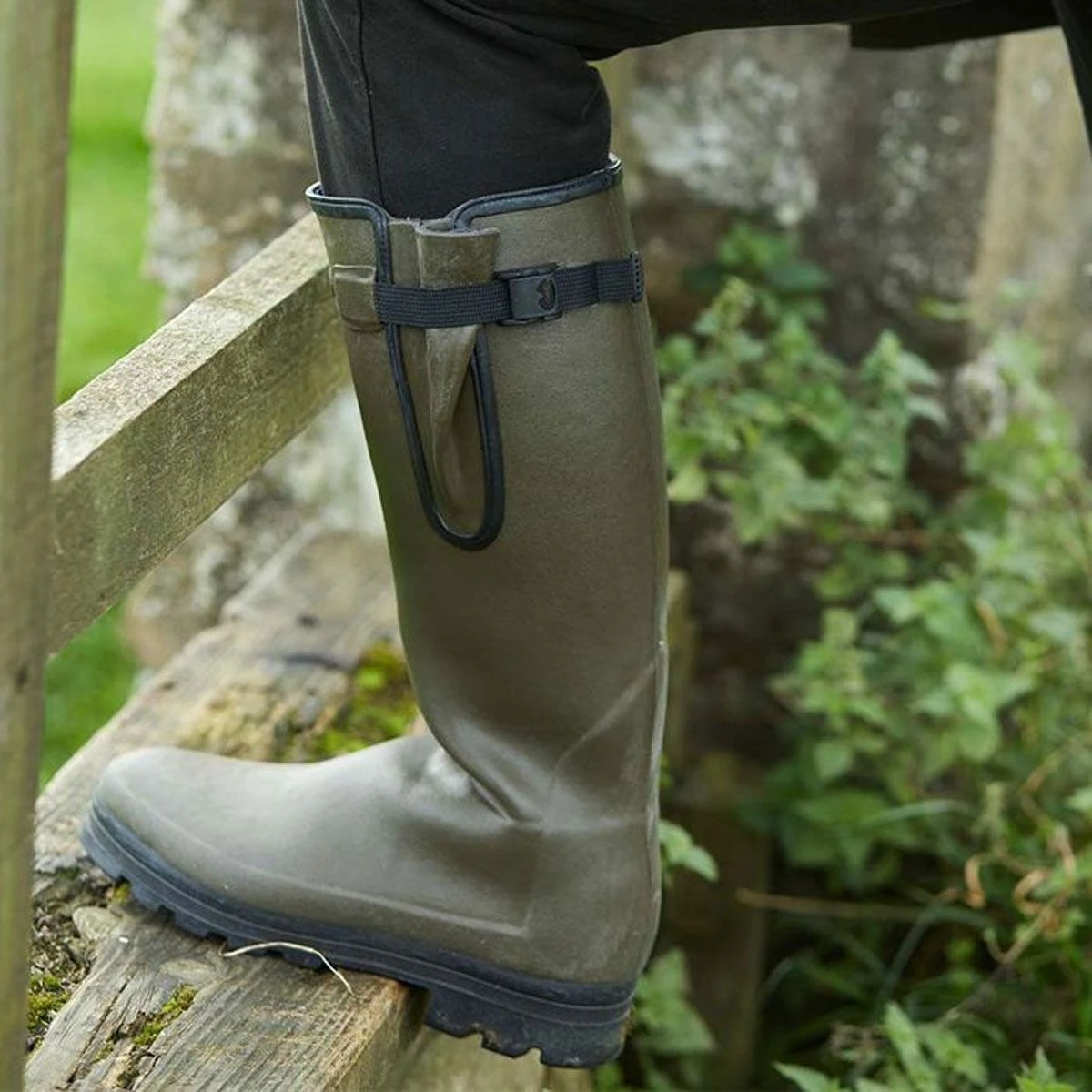 Le Chameau Men's Vierzonord Neoprene Wellington Boots - Vert Chameau 3 Le Chameau Men's Vierzonord Neoprene Wellington Boots - Vert Chameau - Image 3