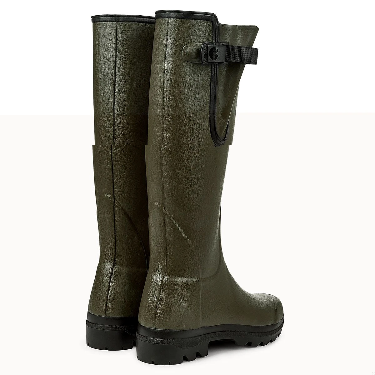 Le Chameau Women's Vierzon Jersey Wellington Boots - Vert Chameau 4 Le Chameau Women's Vierzon Jersey Wellington Boots - Vert Chameau - Image 4