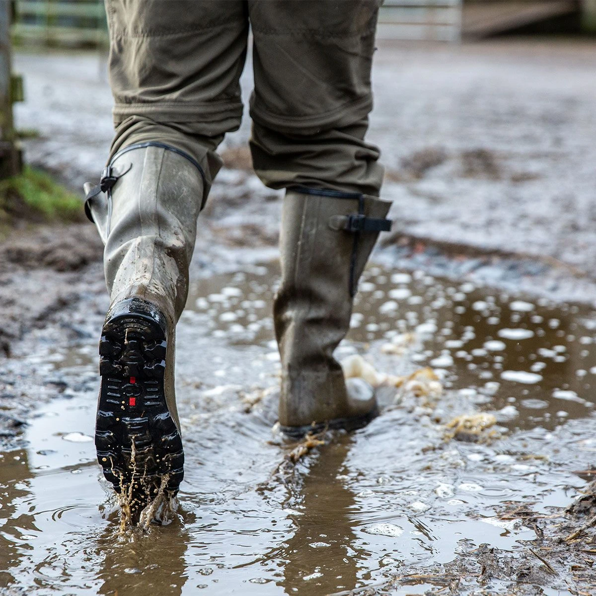 Le Chameau Women's Vierzon Jersey Wellington Boots - Vert Chameau 5 Le Chameau Women's Vierzon Jersey Wellington Boots - Vert Chameau - Image 5