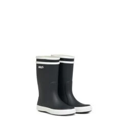 Aigle Children's Lolly Pop 2 Wellington Boots - Marine/Blanc