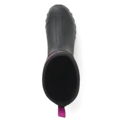 Muck Boots Women's Arctic Sport Mid Height Wellington Boots - Black/Magenta -ridebedford shop mb arctic sport mid ii blkmag 6