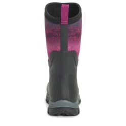 Muck Boots Women's Arctic Sport Mid Height Wellington Boots - Black/Magenta -ridebedford shop mb arctic sport mid ii blkmag 8