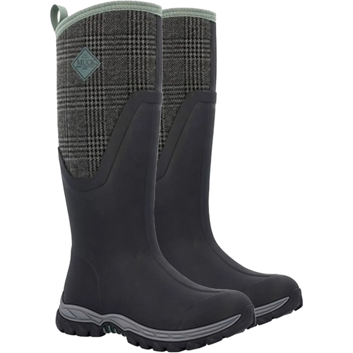 Muck Boots Women’s Arctic Sport II Tall Boots - Black/Check 1 Muck Boots Women’s Arctic Sport II Tall Boots - Black/Check