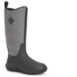 Muck Boots Women's Hale Wellington Boots - Black/Herring Bone -ridebedford shop mb hale blackherringbone 42