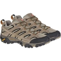 Merrell Men’s Moab 2 Ventilator Low Walking Boots– Pecan -ridebedford shop merrell men s moab 2 ventilator low walking boots pecan 1 1