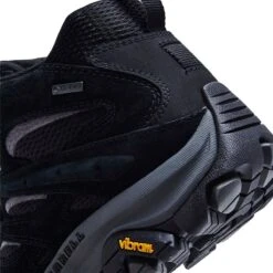 Merrell Men's Moab 3 GoreTex Mid Walking Boots - Black -ridebedford shop mns moab 3 gtx mid black 6