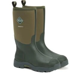 Muck Boots Derwent II Wellington Boots - Moss -ridebedford shop muck boots derwent ii wellington boots moss 7 1
