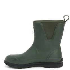Muck Boots Originals Pull-On Short Wellington Boots - Green -ridebedford shop muck boots muckmaster hi wellington boots moss green 2