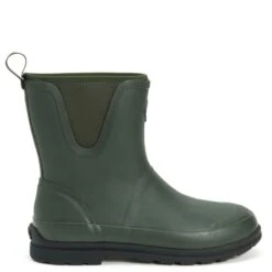 Muck Boots Originals Pull-On Short Wellington Boots - Green -ridebedford shop muck boots muckmaster hi wellington boots moss green