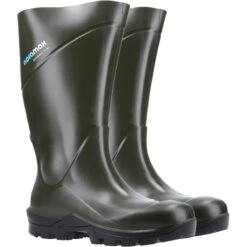 Nora Max Men's Safety Wellington Boots - Green