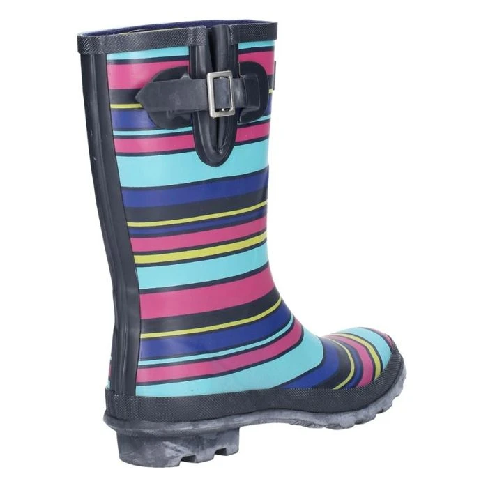 Cotswold Women's Paxfords Mid Calf Wellington Boots - Multicolour Stripe 4 Cotswold Women's Paxfords Mid Calf Wellington Boots - Multicolour Stripe - Image 4