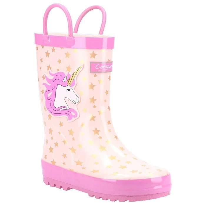 Cotswold Children's Puddle Wellington Boots - Unicorn 1 Cotswold Children's Puddle Wellington Boots - Unicorn