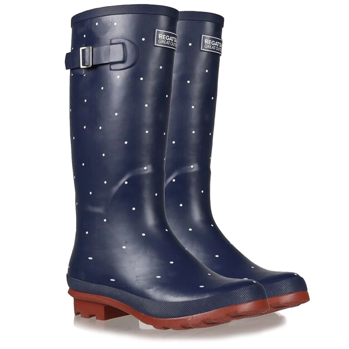 Regatta Women’s Fairweather II Wellington Boots – Navy/Tikka 1 Regatta Women’s Fairweather II Wellington Boots – Navy/Tikka