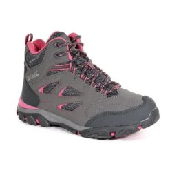 Regatta Children’s Holcombe IEP Mid Walking Boots – Steel/Tulip -ridebedford shop regatta children s holcombe iep mid walking boots steeltulip 1 1