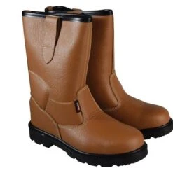 Scan Texas Lined Tan Rigger Boots UK 11 Euro 46 - SCAFWTEXAS11