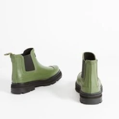 ridebedford shop -ridebedford shop soft rain chelsea boot olivine 2