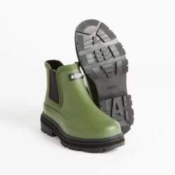 Aigle Women's Soft Rain Chelsea Boots - Olivine